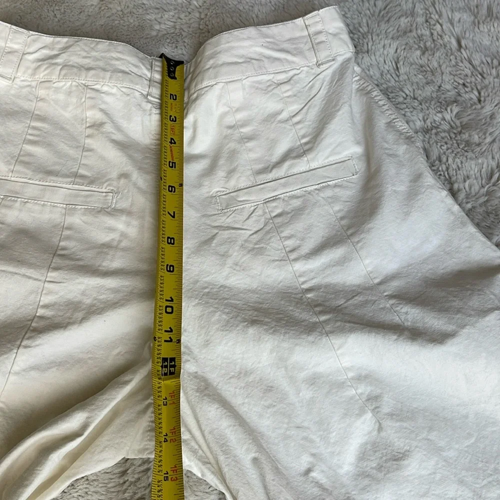 Free People high street Pleated  wide leg Shorts in optic white - Picture 10 of 10
